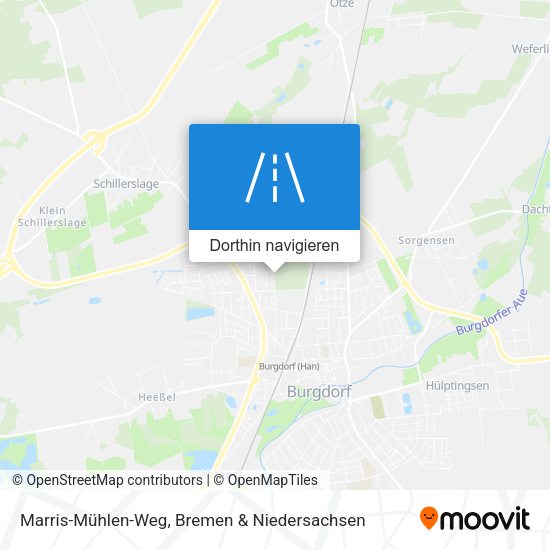 Marris-Mühlen-Weg Karte