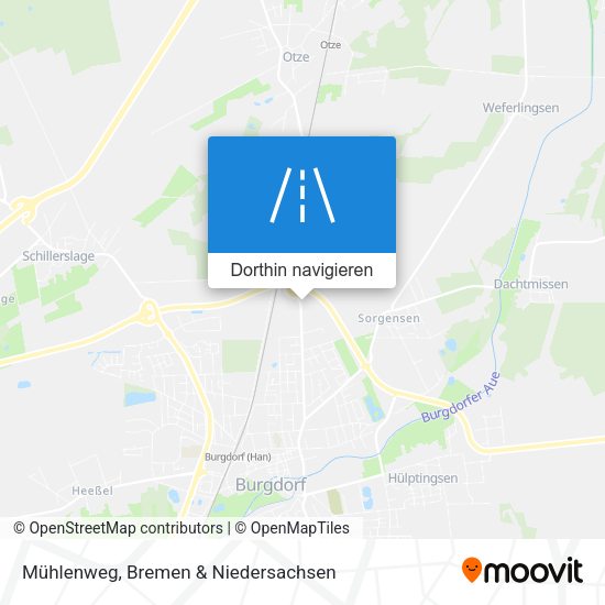 Mühlenweg Karte