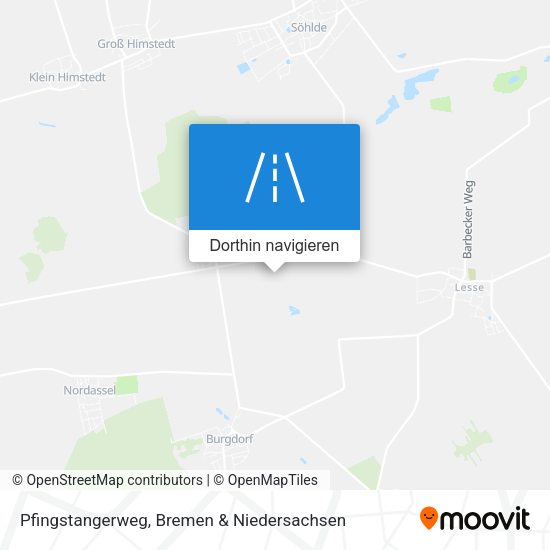 Pfingstangerweg Karte