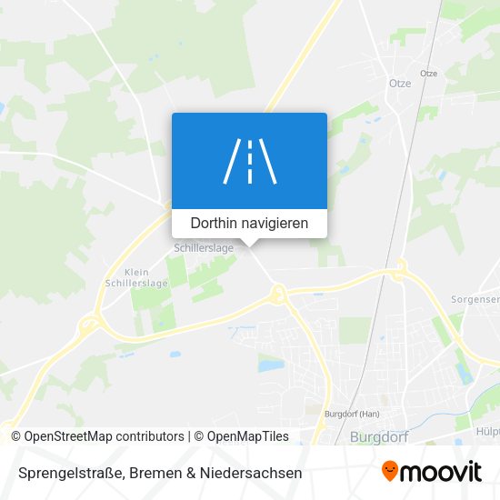 Sprengelstraße Karte