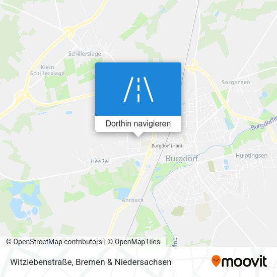 Witzlebenstraße Karte
