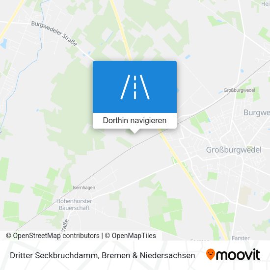 Dritter Seckbruchdamm Karte