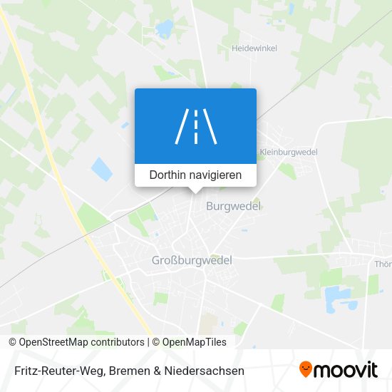 Fritz-Reuter-Weg Karte
