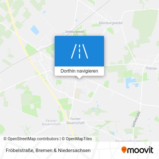 Fröbelstraße Karte