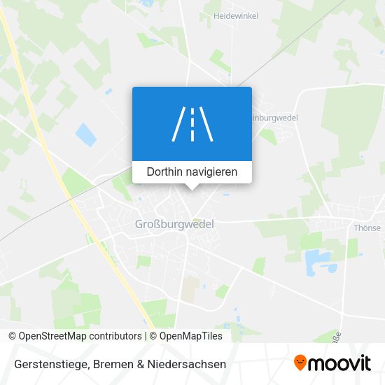 Gerstenstiege Karte
