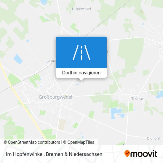 Im Hopfenwinkel Karte