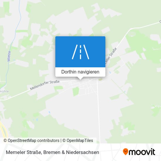Memeler Straße Karte