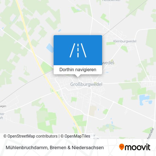 Mühlenbruchdamm Karte
