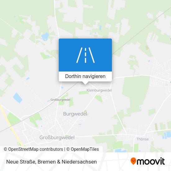 Neue Straße Karte