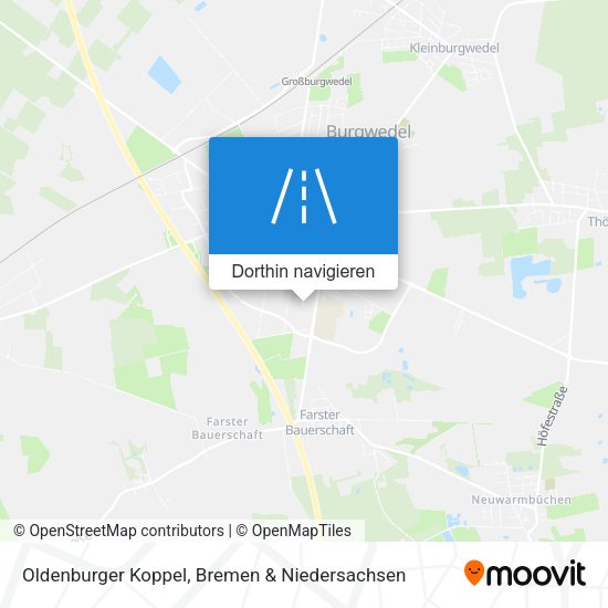 Oldenburger Koppel Karte