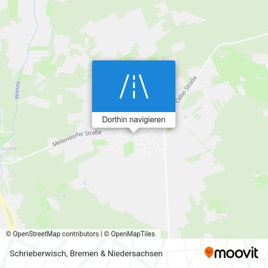Schrieberwisch Karte