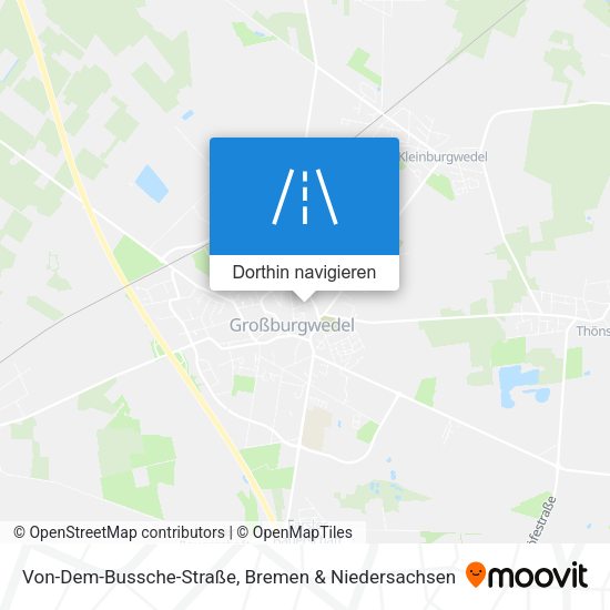 Von-Dem-Bussche-Straße Karte