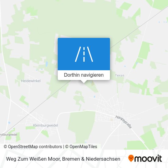 Weg Zum Weißen Moor Karte