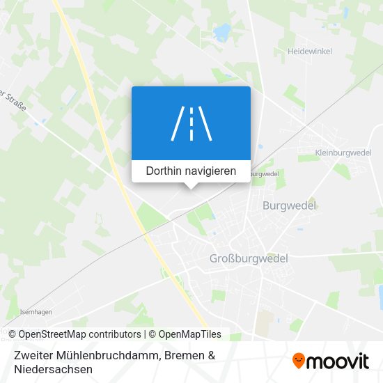 Zweiter Mühlenbruchdamm Karte