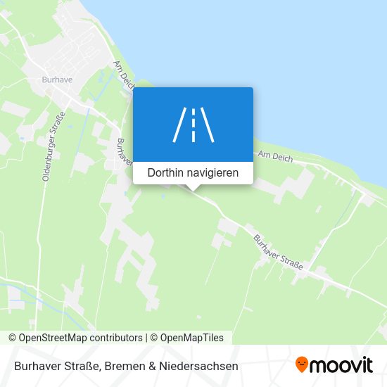 Burhaver Straße Karte