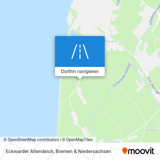 Eckwarder Altendeich Karte