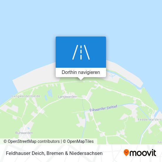 Feldhauser Deich Karte