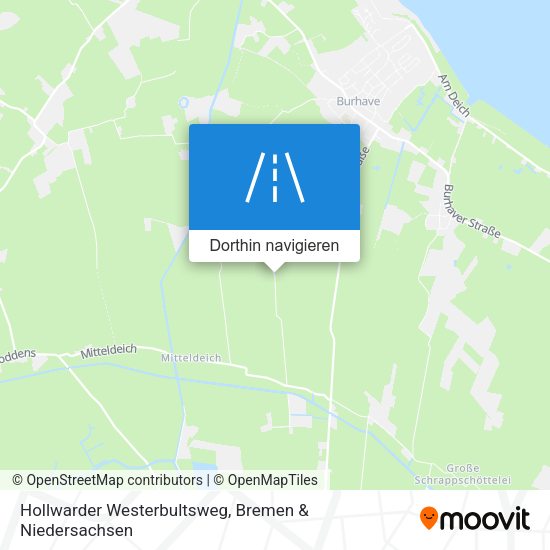 Hollwarder Westerbultsweg Karte