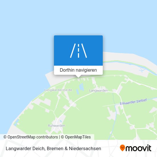 Langwarder Deich Karte