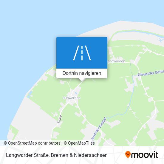 Langwarder Straße Karte