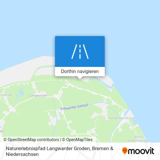 Naturerlebnispfad Langwarder Groden Karte