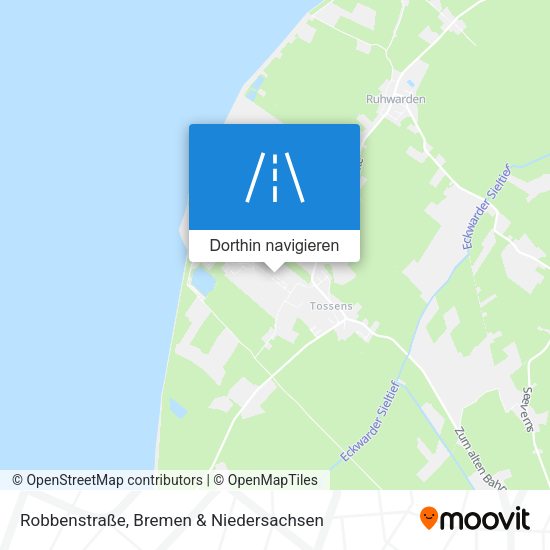 Robbenstraße Karte