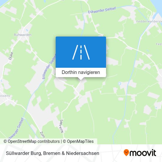 Süllwarder Burg Karte
