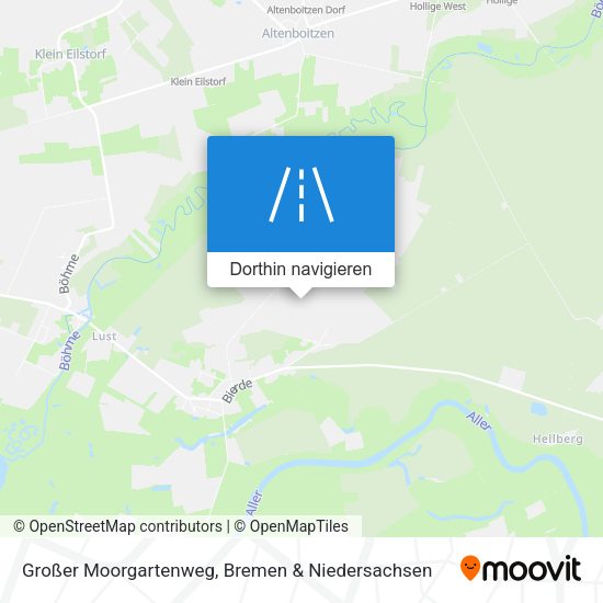 Großer Moorgartenweg Karte