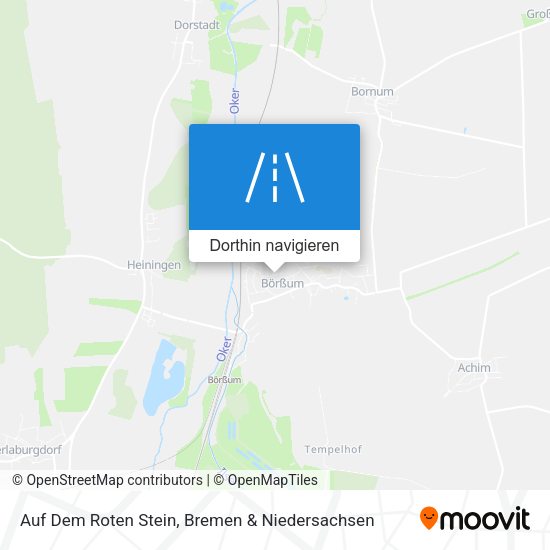 Auf Dem Roten Stein Karte