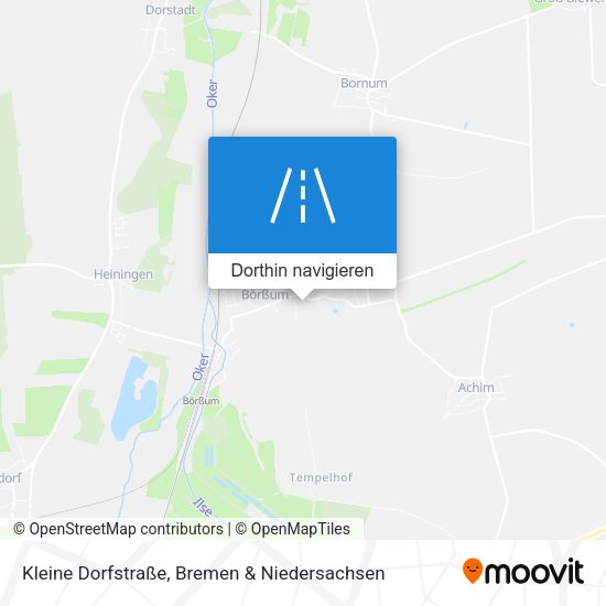 Kleine Dorfstraße Karte