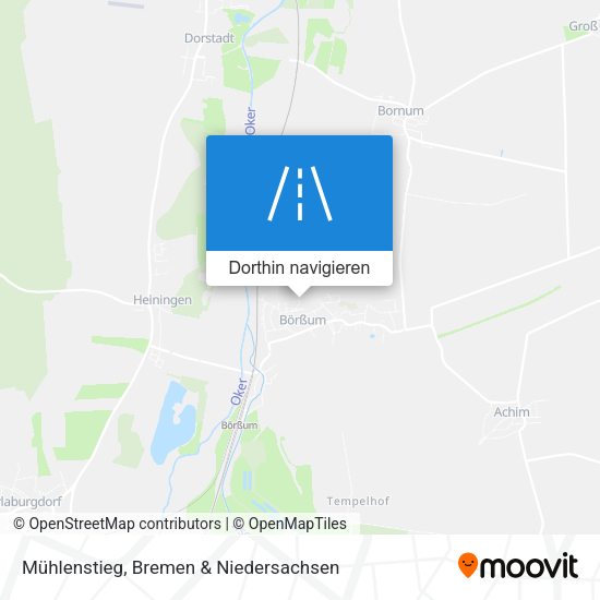 Mühlenstieg Karte