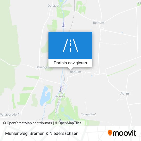 Mühlenweg Karte