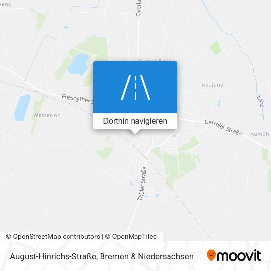 August-Hinrichs-Straße Karte
