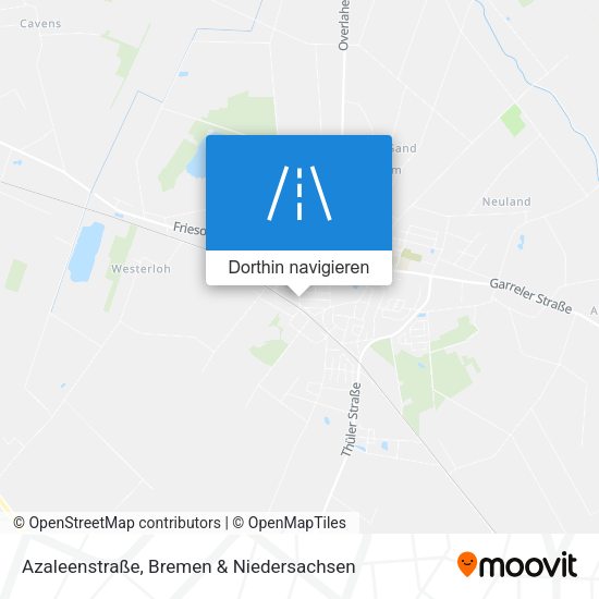 Azaleenstraße Karte