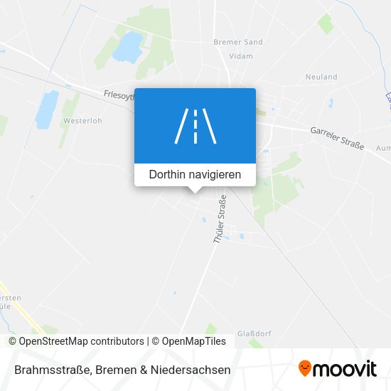 Brahmsstraße Karte