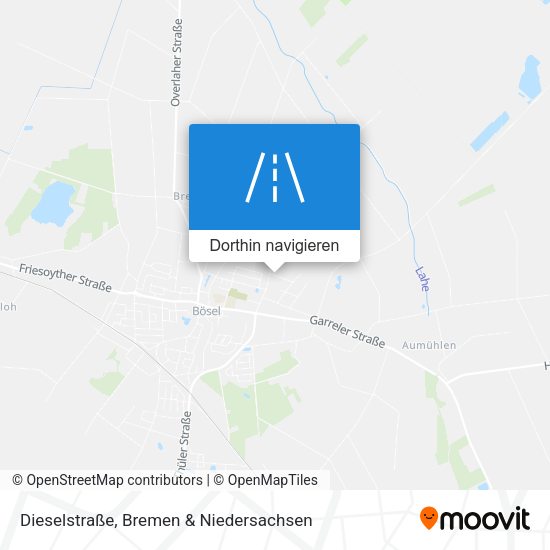 Dieselstraße Karte