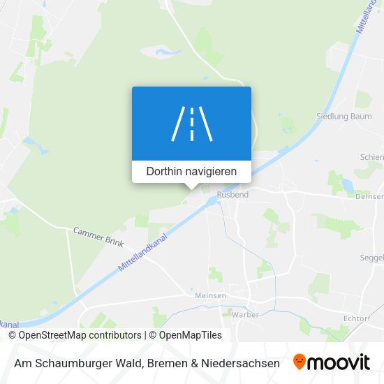 Am Schaumburger Wald Karte