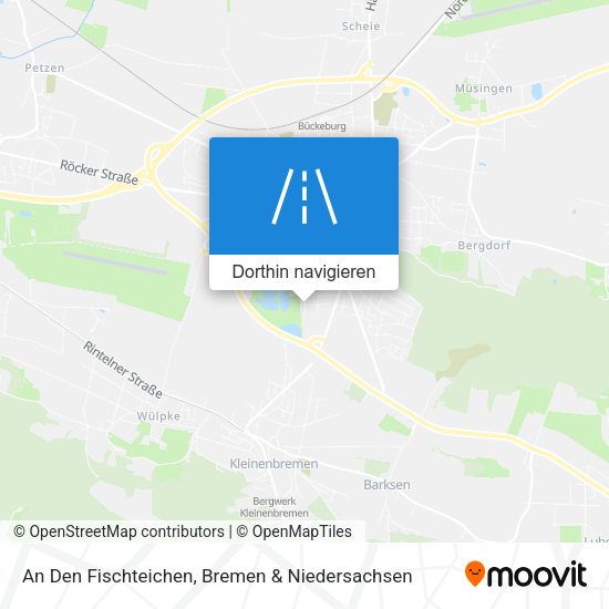 An Den Fischteichen Karte