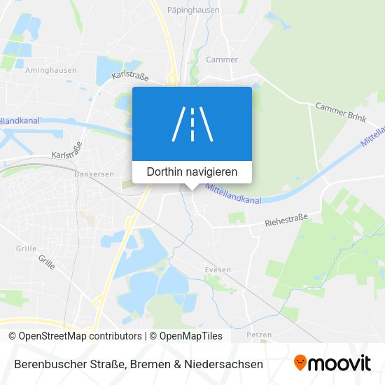 Berenbuscher Straße Karte