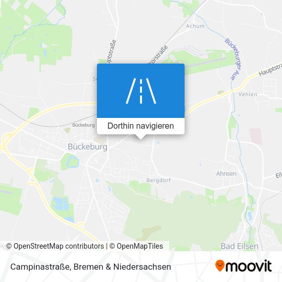 Campinastraße Karte