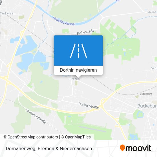 Domänenweg Karte