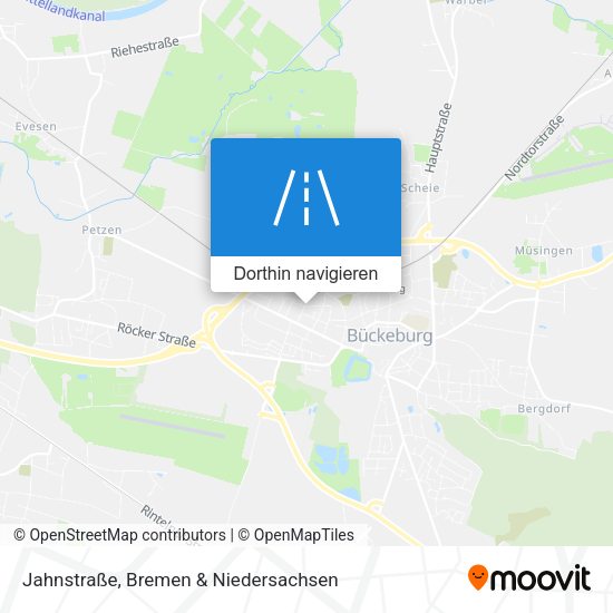 Jahnstraße Karte
