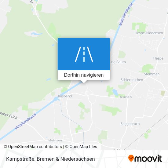 Kampstraße Karte