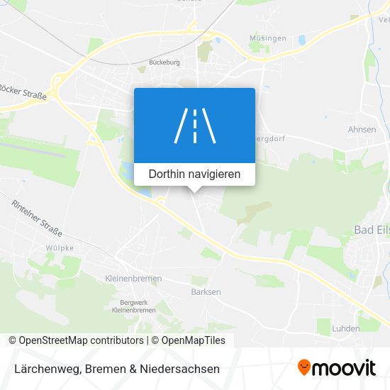 Lärchenweg Karte
