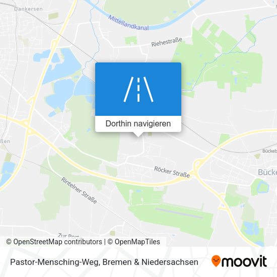 Pastor-Mensching-Weg Karte
