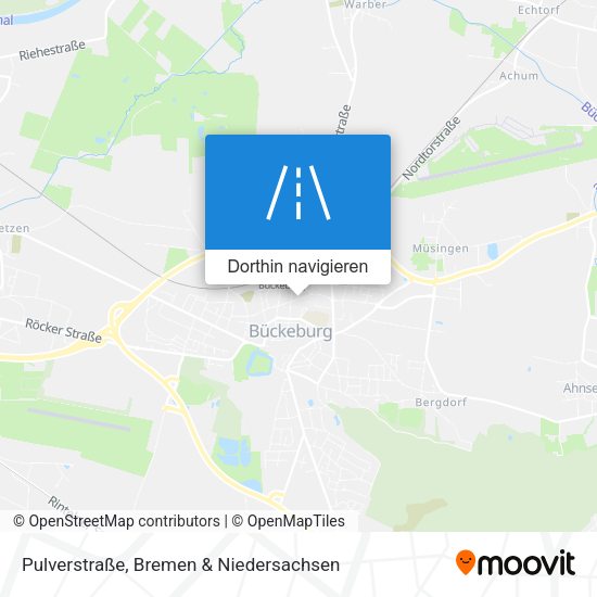 Pulverstraße Karte