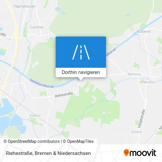 Riehestraße Karte