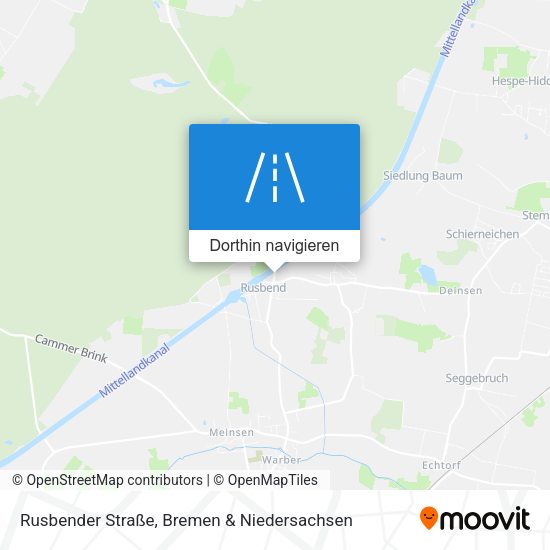 Rusbender Straße Karte