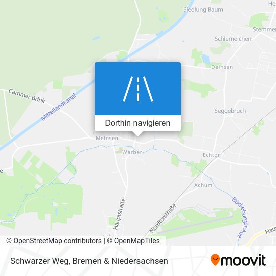 Schwarzer Weg Karte