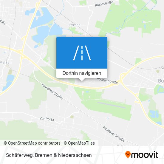 Schäferweg Karte